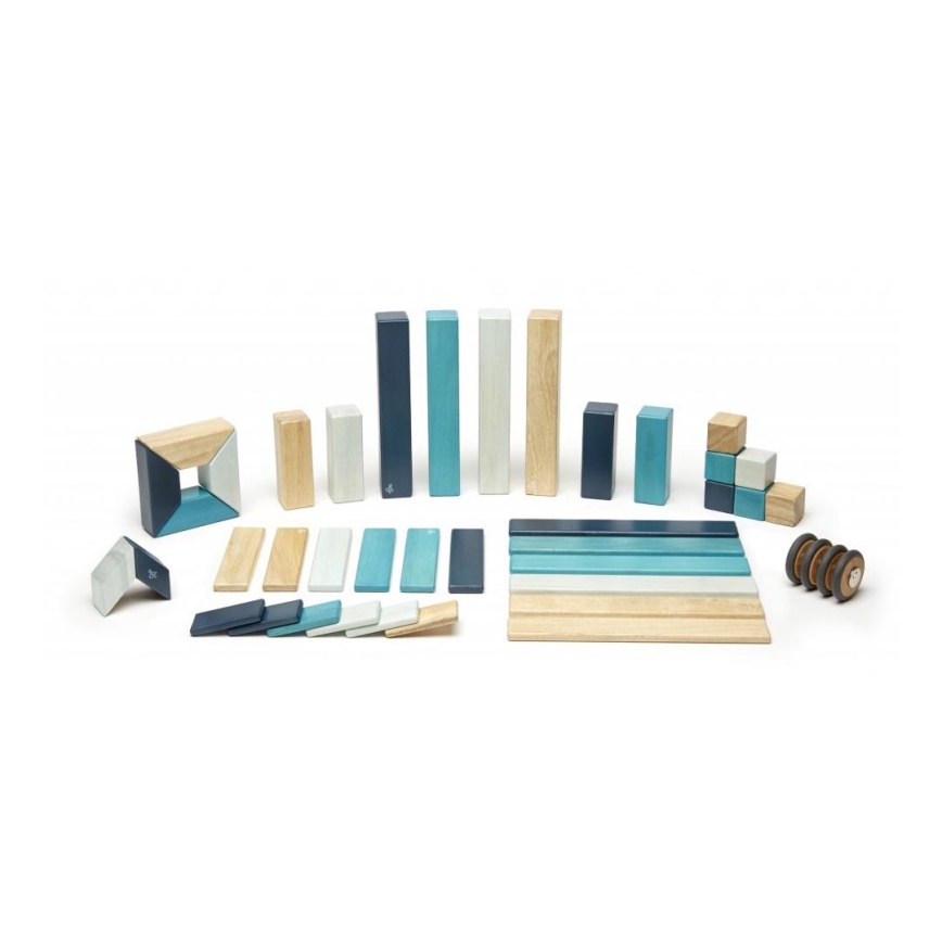 TEGU - Magnetische bouwset Blue 42 st.