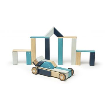 TEGU - Magnetische bouwset Blue 42 st.