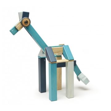 TEGU - Magnetische bouwset Blue 42 st.