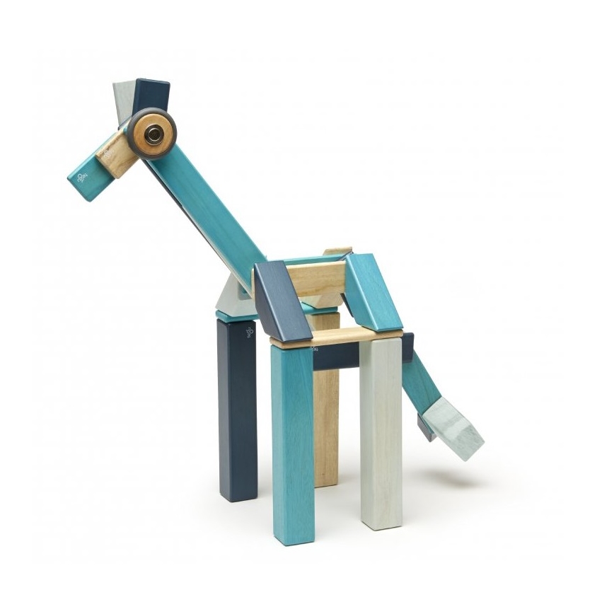 TEGU - Magnetische bouwset Blue 42 st.