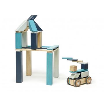 TEGU - Magnetische bouwset Blue 42 st.