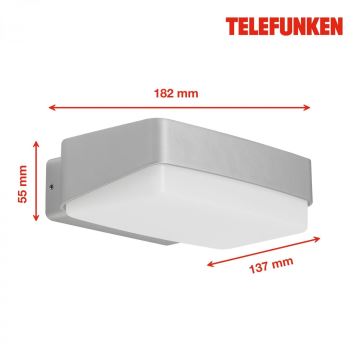 Telefunken 312204TF - Applique murale LED extérieure LED/14W/230V IP44