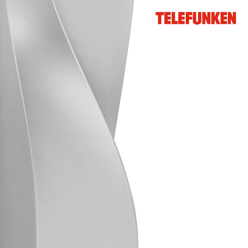 Telefunken 312704TF - Applique murale LED extérieure 2xLED/5,5W/230V IP44 argent