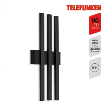 Telefunken 313305TF - LED Wandlamp voor buiten 3xLED/4W/230V IP44