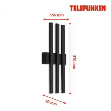 Telefunken 313305TF - LED Wandlamp voor buiten 3xLED/4W/230V IP44