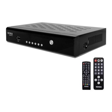 TESLA Electronics - DVB-T2 H.265 (HEVC) ontvanger + 2x afstandsbediening