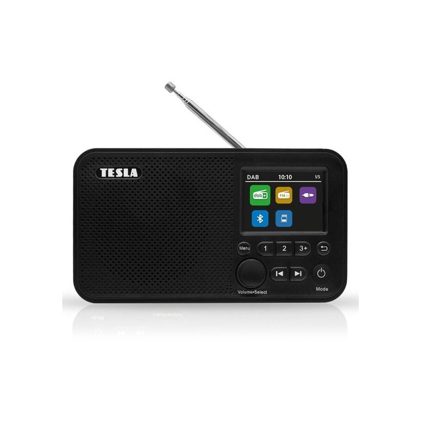 TESLA Electronics - Radio DAB+ FM 5W/1800 mAh zwart