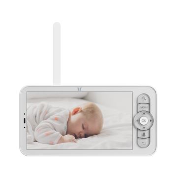 TESLA Smart - Babyphone connecté et rechargeable 3000 mAh Wi-Fi