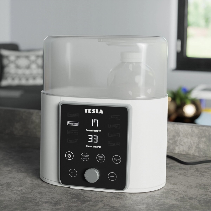 TESLA Smart - Flessen- en babyvoedingverwarmer en sterilisator 200W/230V