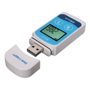 Thermometer met opnamefunctie USB IP67