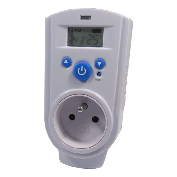 Thermostat avec une prise 1xCR2032