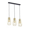 TK Lighting 2698 - Suspension fil LUGO 3xE27/60W/230V