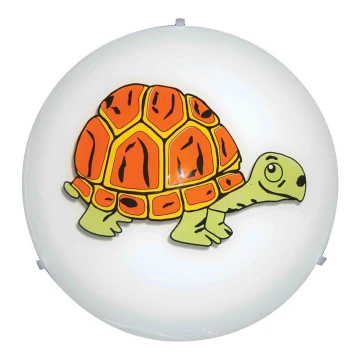 Top Light 5502/40/Želva - Wandlamp voor kinderen 2xE27/60W/230V