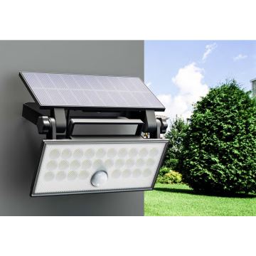 Top Light - LED Solar wall Schijnwerper met sensor HELEON PRO LED/8W/3,7V IP65 4000K