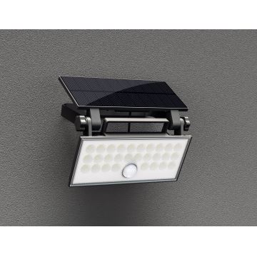 Top Light - LED Solar wall Schijnwerper met sensor HELEON PRO LED/8W/3,7V IP65 4000K