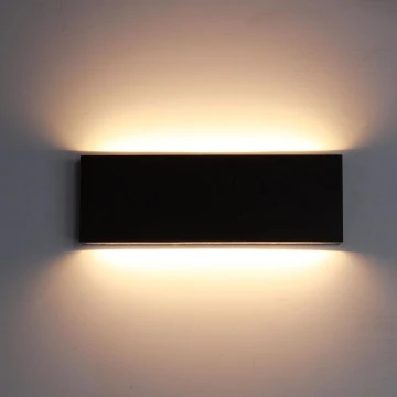 Top Light - LED Wandlamp voor buiten OBLIGO LED/12W/230V IP65 zwart