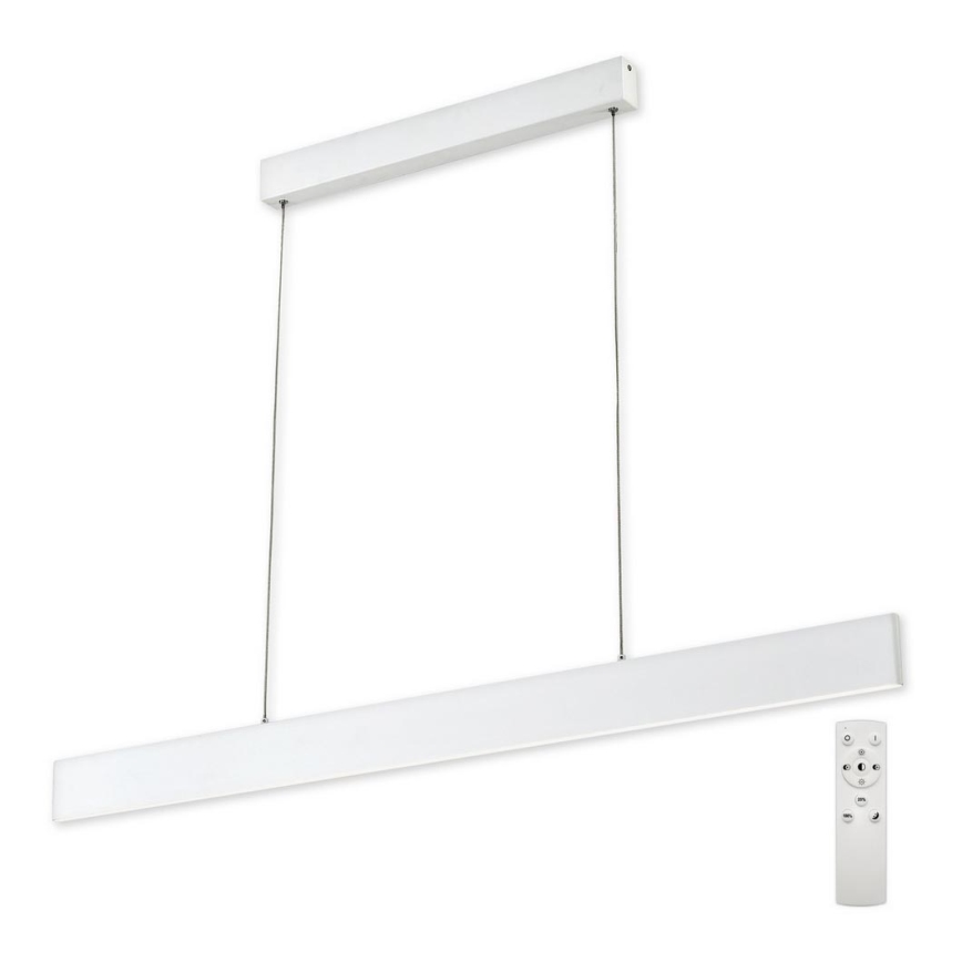 Top Light - Suspension filaire à intensité variable LED LINE LED/30W/230V blanc + télécommande