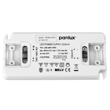 Transformateur électronique LED DRIVER 6W/350mA/230V