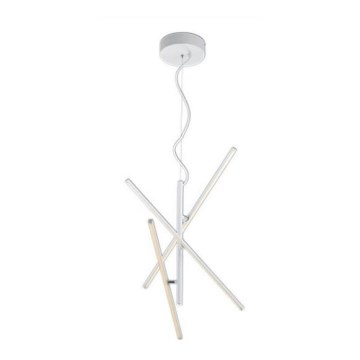 Trio - Dimbare LED Hanglamp aan een koord TIRIAC 3xLED/7,5W/230V wit