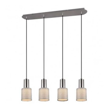 Trio - Hanglamp aan een koord WAILER 4xGU10/5W/230V grijs