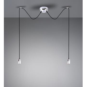 Trio - Hanglamp aan koord CORD 2xE27/60W/230V