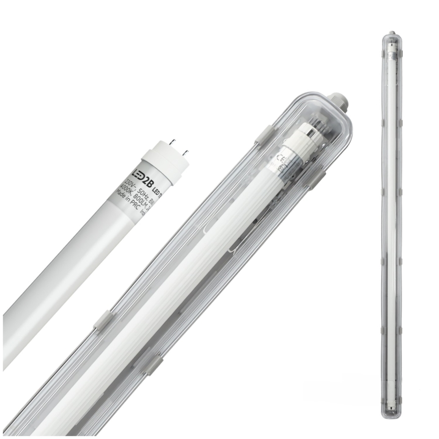 Tube fluorescent industriel LED T8 1xG13/18W/230V 4000K IP65 128 cm