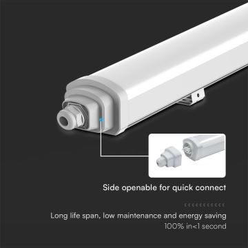 Tube fluorescent industriel SAMSUNG CHIP LED/18W/230V 4000K IP65 60 cm