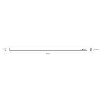 Tube fluorescent LED G13/20W/230V 4000K 150 cm