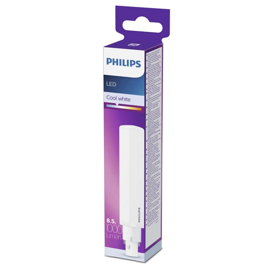 Tube fluorescent LED Philips G24D-3/8,5W/230V 17,06 cm