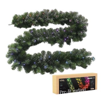 Twinkly - Décoration de Noël LED RGBW à intensité variable PRE-LIT GARLAND 50xLED 6,2m Wi-Fi