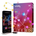 Twinkly - Guirlande de Noël LED RGB à intensité variable CANDIES 100xLED 8 m USB Wi-Fi