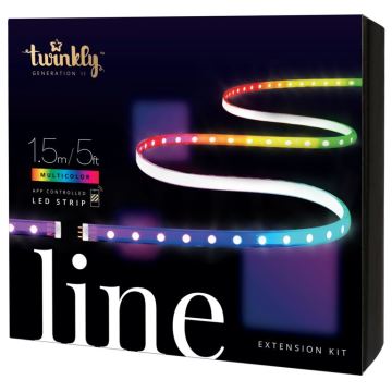 Twinkly TWL100ADP-W - Extension de ruban LED RGB LINE 100xLED 1,5 m Wi-Fi