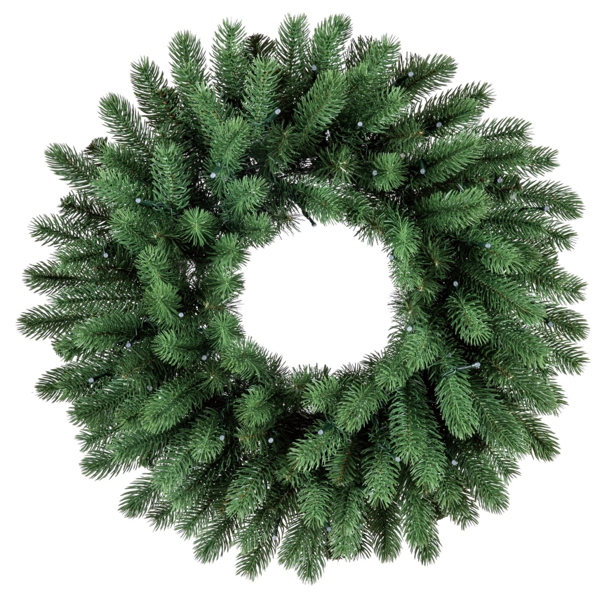 Twinkly - LED RGB Dimbaar Kerstkrans PRE-LIT WREATH 50xLED diameter 61cm Wi-Fi