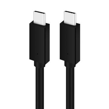 USB kabel USB-C 2.0 verbinding 2m zwart