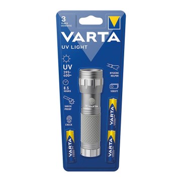 Varta 15638101421 - Lampe torche LED UV LIGHT UV/3xAAA