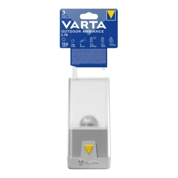 Varta 16666101111 - Dimbare LED Kampeer Lamp OUTDOOR AMBIANCE LED/3xAA