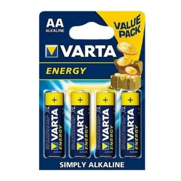 Varta 4106 - 4 st. Alkaline batterijen ENERGY AA 1,5V