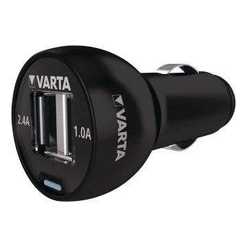 VARTA 57931 - Chargeur adaptateur allume-cigare USB 12V
