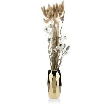 Vase en céramique ALICE 16x7,5 cm doré
