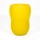 Vase en verre 17 cm jaune
