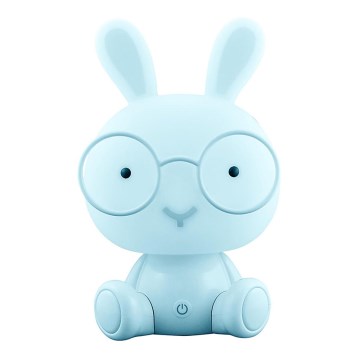 Veilleuse enfant à intensité variable LED/2,5W lapin bleu