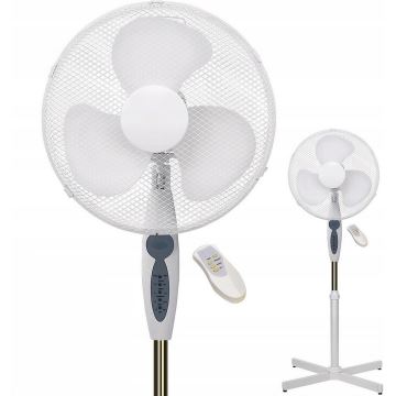 Ventilateur à pied 40W/230V + télécommande