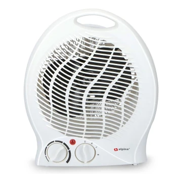 Ventilateur avec un élément chauffant 1000/2000W/230V blanc