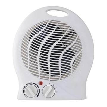 Ventilateur avec un élément chauffant 1000/2000W/230V blanc
