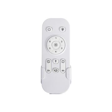 Ventilateur de plafond pour salle de bains d. 132 cm IP44 blanc + télécommande