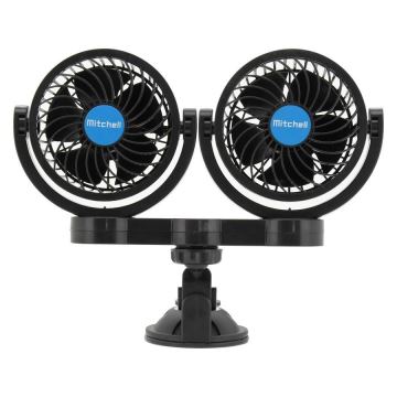 Ventilateur de voiture à ventouse 7W/12V noir