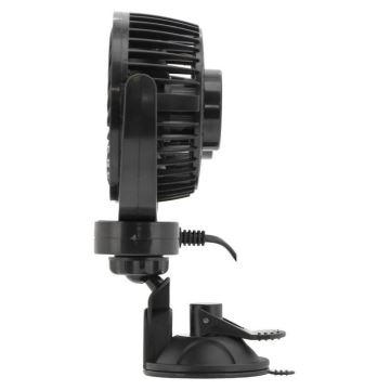 Ventilateur de voiture à ventouse 7W/12V noir