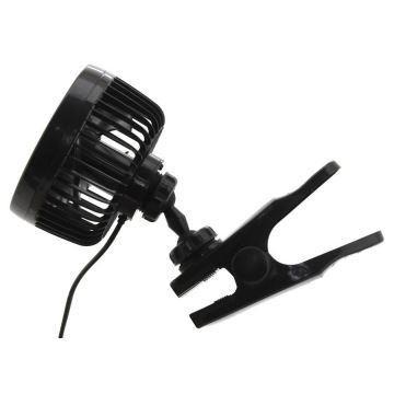 Ventilator met clip USB 4W/5V zwart