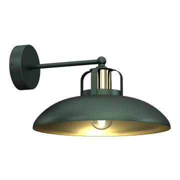 Wand Lamp FELIX 1xE27/60W/230V groen