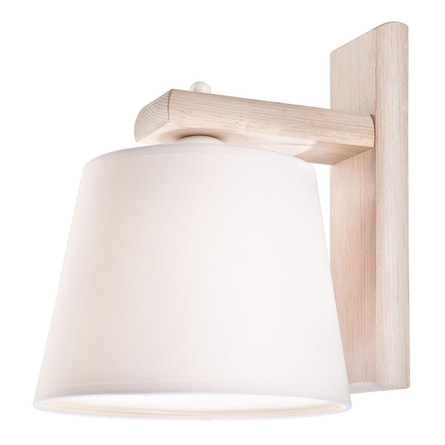 Wandlamp 1xE27/60W/230V eiken